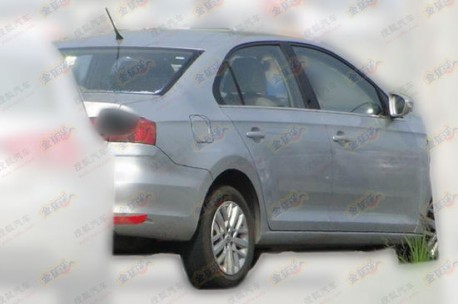 new Volkswagen Santana testing in China