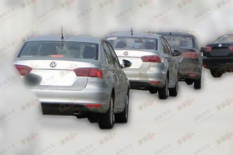 new Volkswagen Santana testing in China