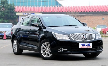 facelift for the Buick Lacrosse in China