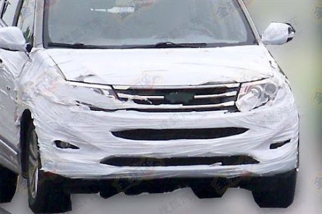 new Chery Tiggo testing in China