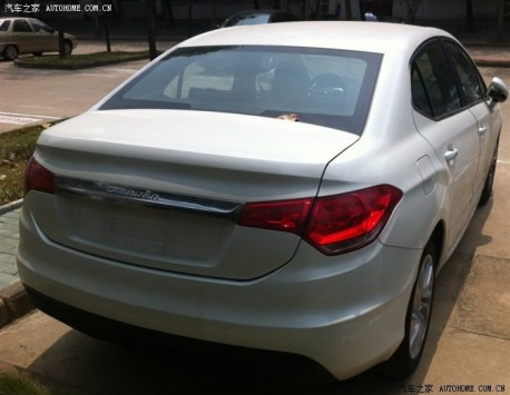 Citroen C4L without camouflage in China