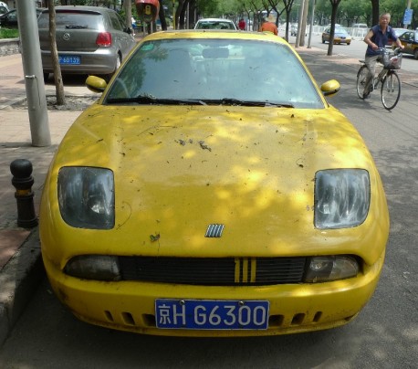 Spotted in China: Fiat Coupe