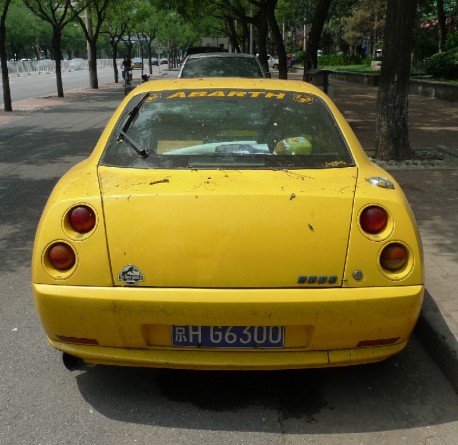 Spotted in China: Fiat Coupe