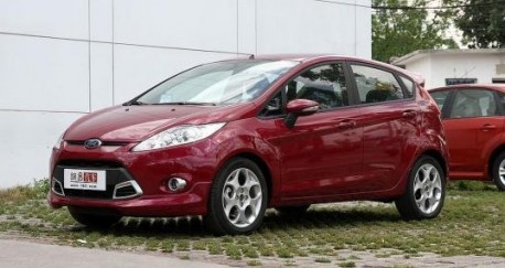 facelifted Ford Fiesta testing in China