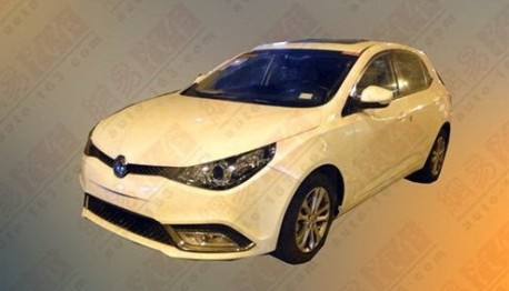 new MG5 turbo testing in China