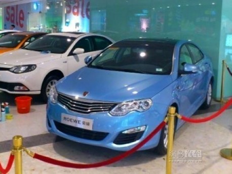 Facelifted Roewe 550 without camouflage in China