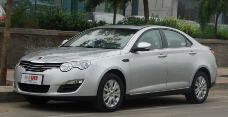 Facelifted Roewe 550 without camouflage in China