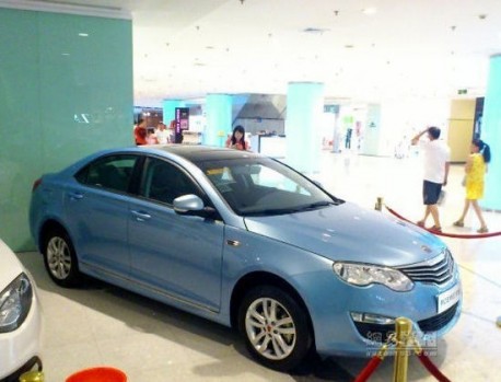 Facelifted Roewe 550 without camouflage in China