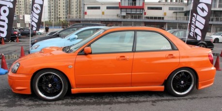Subaru Impreza WRX STi is very Orange in China