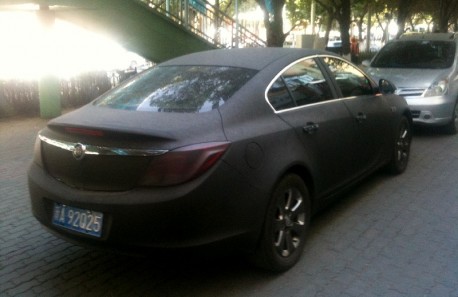 Spotted in China: Buick Regal in matte-black