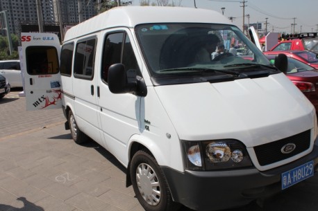 A Ford Transit is a Sound System in China