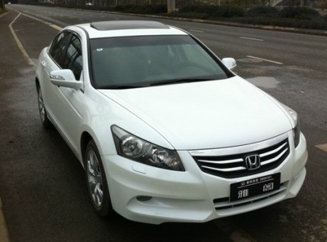 facelifted Honda Accord in Ready in China