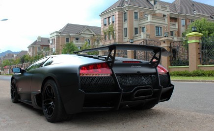 Lamborghini Murcielago SV is matte black in China