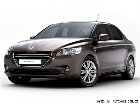 Peugeot 301 testing in China
