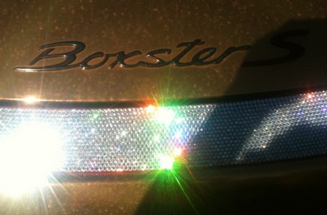 Porsche Boxster S in Glitter & Gold in China