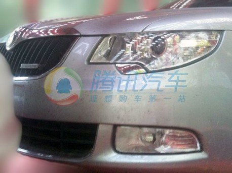 Spy Shots: Skoda Superb Greenline testing in China