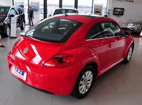 Volkswagen Beetle hits the China auto market