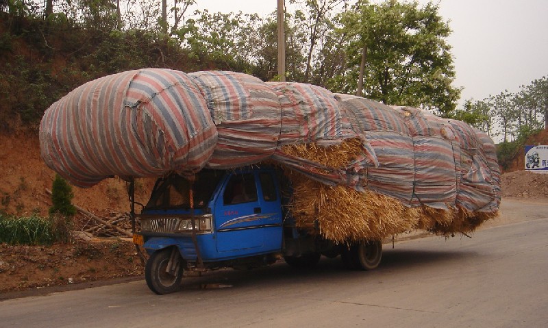 Overloaded Vehicles in China