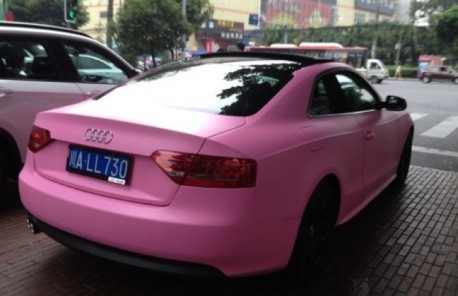 Audi A5 is Pink in China