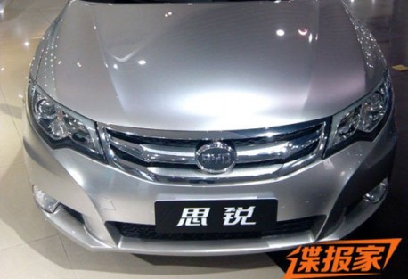 Spy Shots: BYD 6B = BYD Si Rui