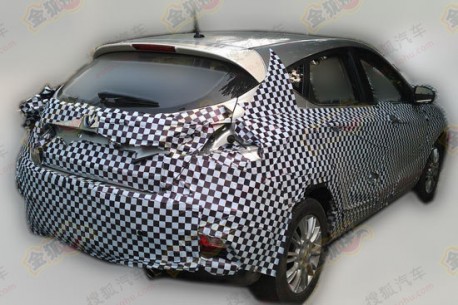 Spy Shots: Chang'an Eado XT hatchback testing in China