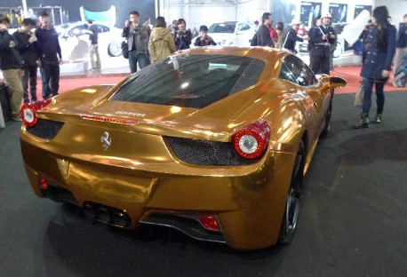 Ferrari 458 Italia is Bling in China