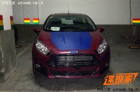 Spy Shots: facelift for the Ford Fiesta in China