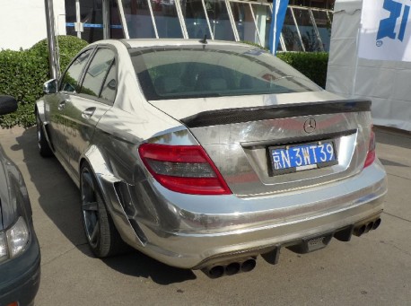 Mercedes-Benz C63 AMG is Bling in China