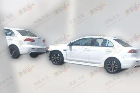 Spy Shots: facelift for the Mitsubishi Lancer EX in China