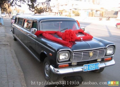 China Car History: the Shanghai SH760A stretched limousine