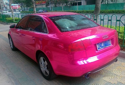 Audi A4 is Pink in China