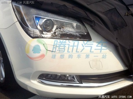 Spy Shots: facelifted Buick Lacrosse losing some camo in China