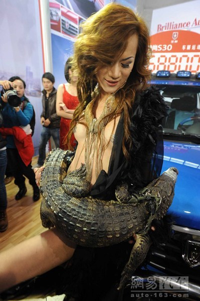 Dangerous Animals at the Guiyang Auto Show in China, Part 2