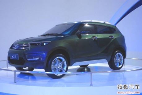 Spy Shots: Haima C2 SUV seen testing in China