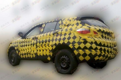 Spy Shots: Haima C2 SUV seen testing in China