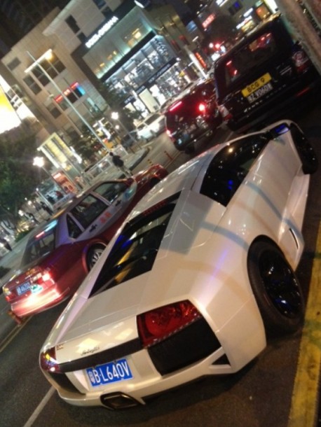 Lamborghini Murcielago & a Ferrari FF in Shenzhen, China