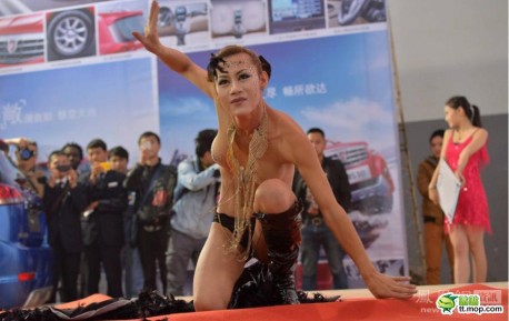 Dangerous Animals at the Guiyang Auto Show in China