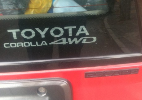 Spotted in China: Toyota Corolla 4WD Escape