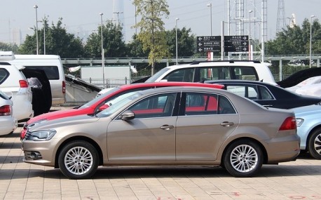 Facelifted Volkswagen Bora arrives at the Guangzhou Auto Show