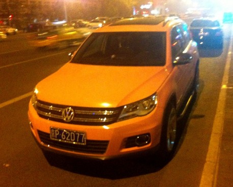 Volkswagen Tiguan is Pink in China