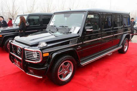 ACE Mercedes-Benz G55 AMG stretched limousine launched in China