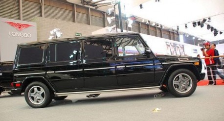 ACE Mercedes-Benz G55 AMG stretched limousine launched in China