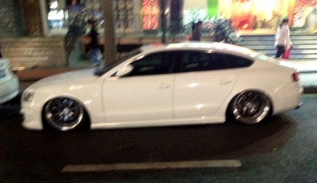 Audi S5 Sportback is a Lowrider in China