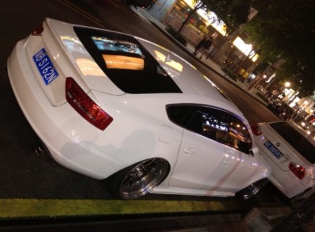 Audi S5 Sportback is a Lowrider in China