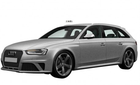 Patent Applied: Audi RS4 Avant is coming to China