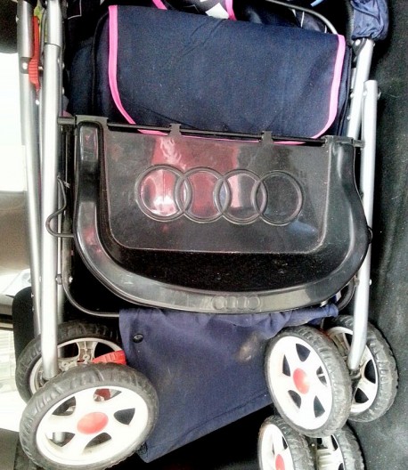 Audi branded baby stroller from China