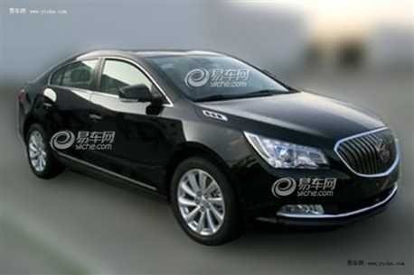 Spy Shots: facelifted Buick Lacrosse is naked in China