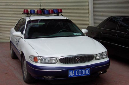 Buick Regal police car from China