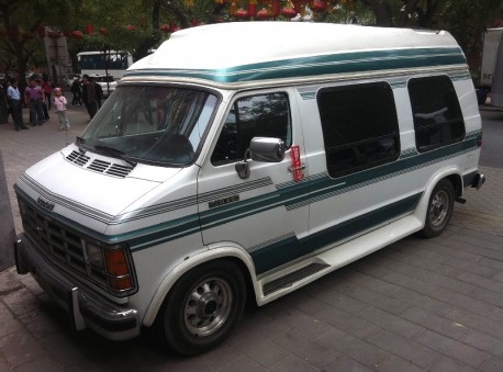 Spotted in China: second generation Dodge Ram Van RV