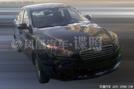 Spy Shots: facelift for the FAW Oley in China